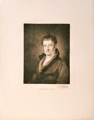 Book ID: 26808 Engraved portrait of Washington Irving by Thomas Johnson after...