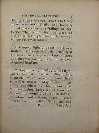 The Royal Captives: A Fragment of a Secret History Copied from an Old Manuscript.