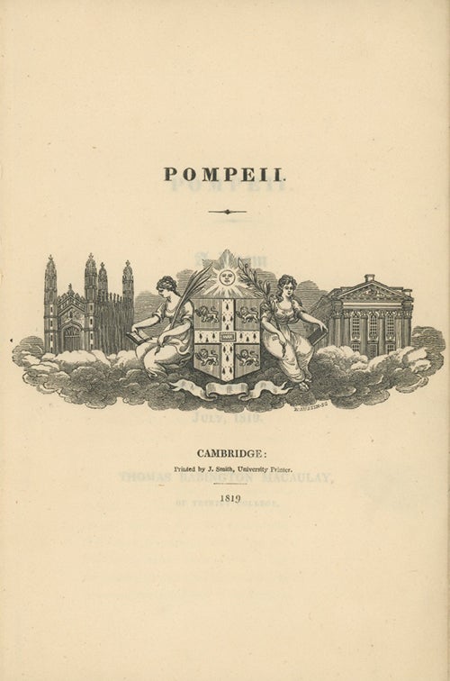 Book ID: 27699 Pompeii. THOMAS BABINGTON MACAULAY.