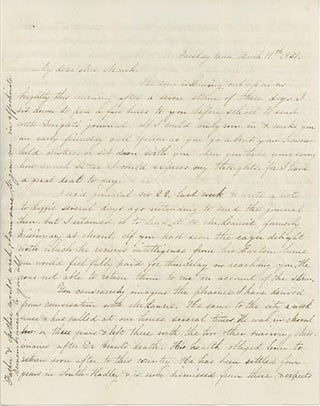 Book ID: 28113 Original holograph letter signed and dated New York, Tuesday...
