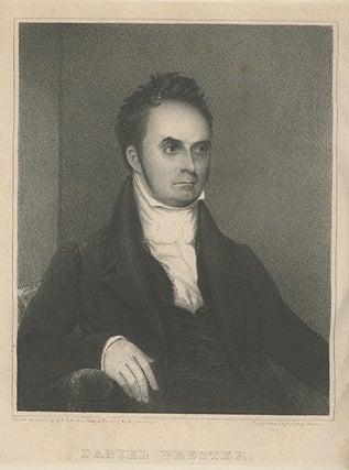 Book ID: 28525 Lithographed portrait of Daniel Webster after the oil portrait by...