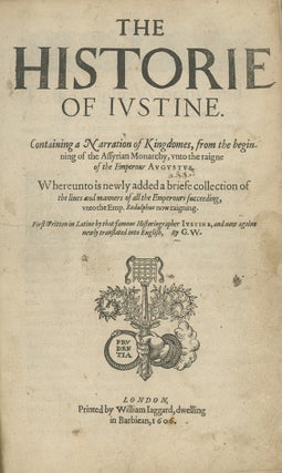 Book ID: 28829 The Historie of Justine. Containing a Narration of Kingdomes,...