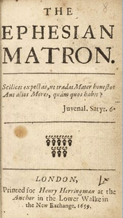 Book ID: 28844 The Ephesian Matron . . WALTER CHARLETON