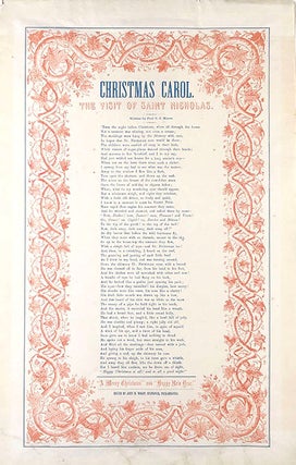 Book ID: 28852 Christmas Carol. The Visit of Saint Nicholas. Written by Prof. C....