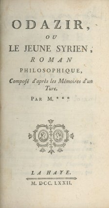 Book ID: 28868 Odazir, ou le Jeune Surien, Roman Philosophique Composé de...