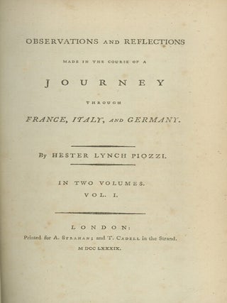 Book ID: 28887 Observations and Reflections Made in the Course of a Journey...