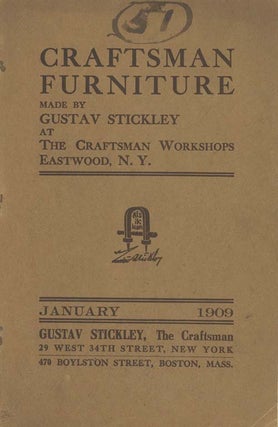 Book ID: 28939 Catalogue of Craftsman Furniture Made by Gustav Stickley at The...