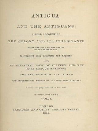 Book ID: 29045 Antigua and the Antiguans: A Full Account of the Colony and its...