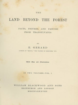 Book ID: 29078 The Land Beyond the Forest: Facts, Figures and Fancies from...