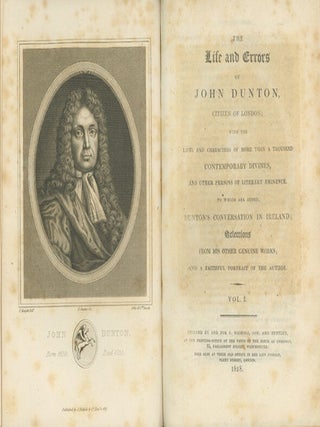 Book ID: 29104 The Life and Errors of John Dunton, Citizen of London; With the...