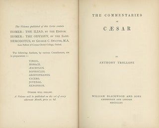 Book ID: 29120 The Commentaries of Cæsar. GREEK, LATIN LITERATURE