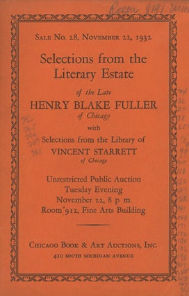 Book ID: 29124 Selections from the Literary Estate of the Late Henry Blake...