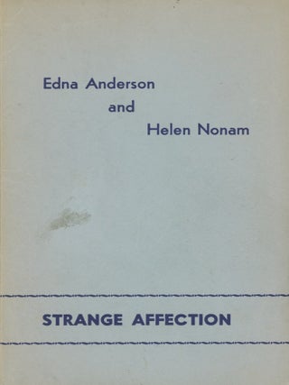 Book ID: 29248 Strange Affection, A Novel . . . Cover Design by J. Donald Deliz....